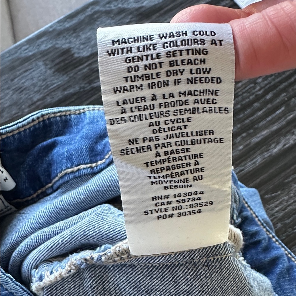 Bagatelle Collection Button Front A-Line Midi Length Denim Jean Skirt, Size 8 - Picture 10 of 13